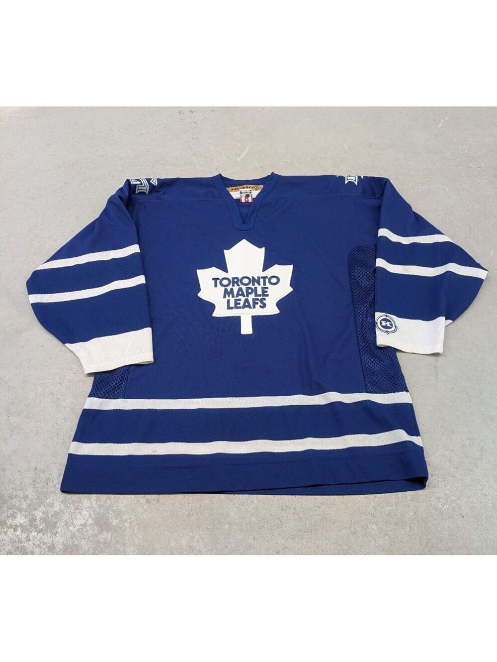 Vintage 90s Toronto Maple Leafs KOHO NHL Blue Jersey